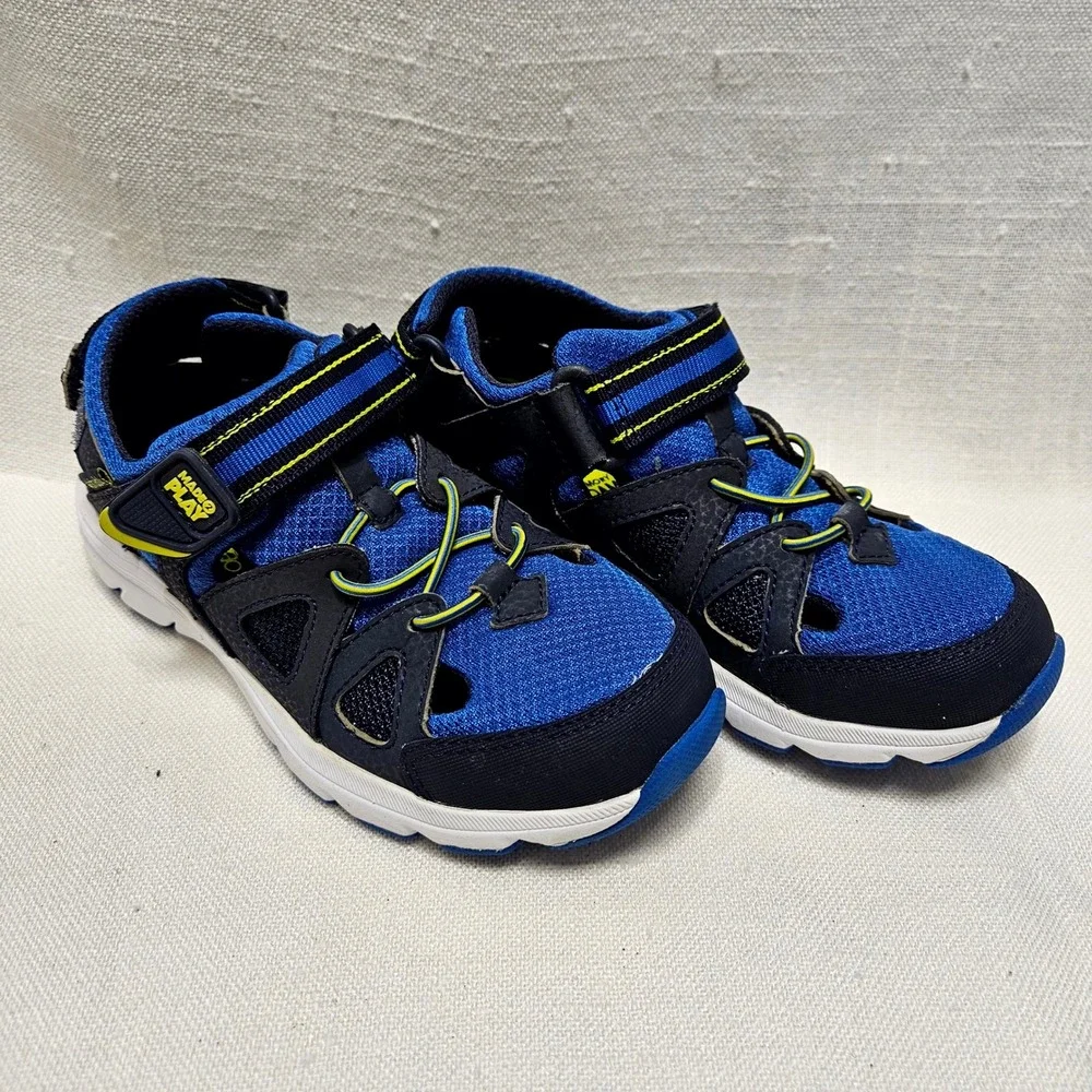 Stride Rite Made 2 Play Boys 13 Blue Water Sandals‎ Hybrid Sneakers Washable
